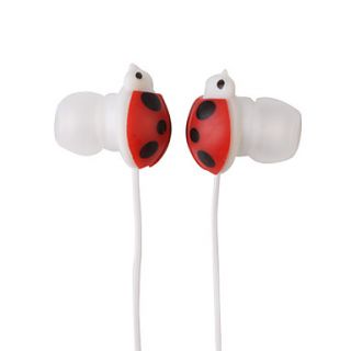 EUR € 2.84   sød Ladybug in ear hovedtelefoner med optrækkeligt