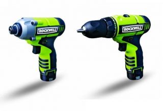 Rockwell RK1001K2 12 Volt Cordless Lithium Tech Drill and Impact Drive