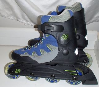 K2 Ascent Inline Skates Softboot Womens Size 6 5 Blue Gray New