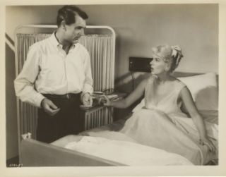 North by Northwest Orig Still Noir Hitchcock Cary Grant in Hospital