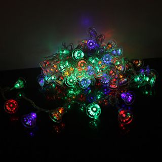 10m 10w 100 LED de luz colorida em forma de sino de Natal seqüência