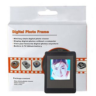 LCD da 1,5 ricaricabile usb cornice foto digitale portachiavi (30