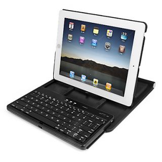 Bluetooth 2.0 Wireless QWERTY Keyboard with 360°Rotatable Case Holder