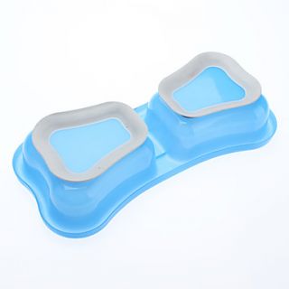 USD $ 7.79   Bone Shape Double Side Pet Resin Bowl for Dogs Cats,