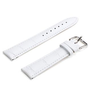 EUR € 3.30   unisex genuina orologio cinturino in pelle 20mm (bianco