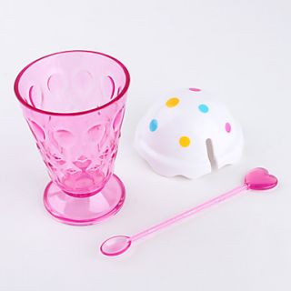 EUR € 9.19   grande tazza di crema gelato con un cucchiaio (colore