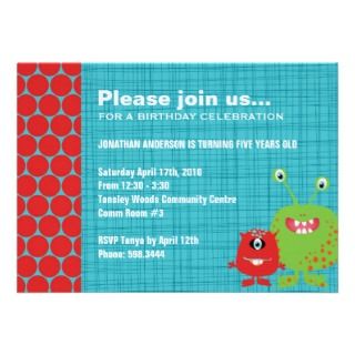 Birthday Party Invitations on 161575377 Party Monsters Boys Birthday Party Invitation Jpg