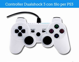 Controller Dualshock 3 con filo per PS3 in promozione