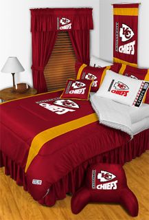 NFL Kansas City Chiefs Full Queen Bedding Comforter Set