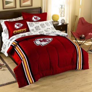 Northwest Co. NFL Kansas City Chiefs Embroidered Twin / Full Comforter