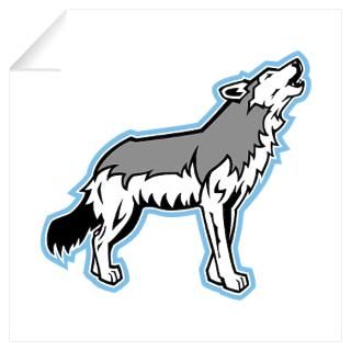 Wall Art  Wall Decals  Howling Coyote Wall Art Wall
