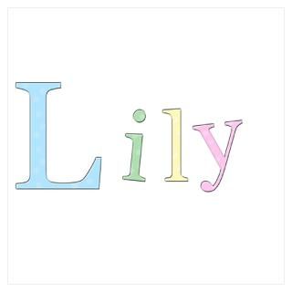 Name Lily Posters & Prints