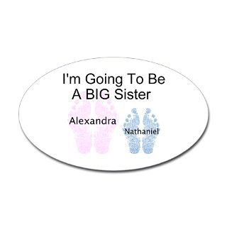 Announcement Gifts > Announcement Bumper Stickers > Big Sister To