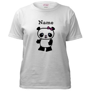 Animals Gifts  Animals T shirts  Personalize Panda Girl Tee