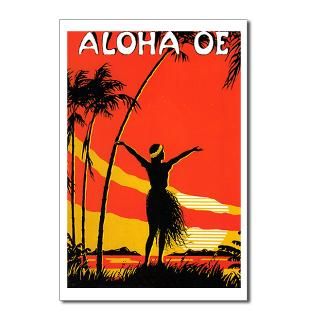 Hawaiian Designs Postcards