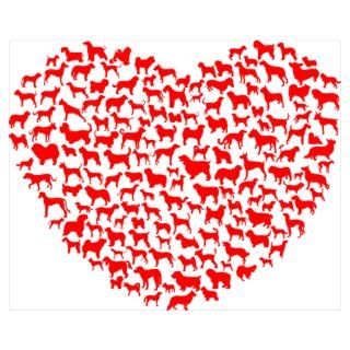 Wall Art  Posters  Love Dogs Poster