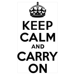 Wall Art  Posters  Keep Calm & Carry On Poster