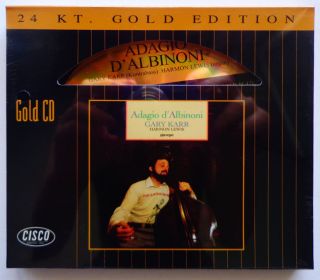 Gary Karr Albinoni Adagio 24KT Gold CD Brand New SEALED