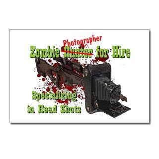 Zombie Photographer (PG 13) Postcards (Package of