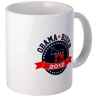 Barack Obama Gifts  Barack Obama Drinkware  Obama Biden 2012 Mug