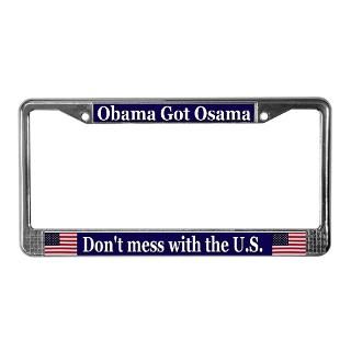 2012Meterproobama Car Accessories  election 2012 License Plate Frame