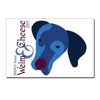 2009 Weim and Cheese MHWR Postcards (Package of 8) for $9.50