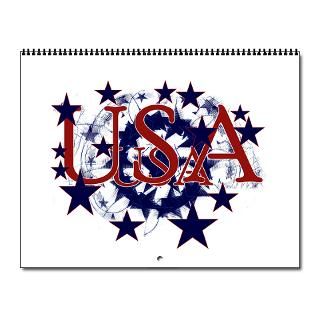 Gifts  2005 Home Office  Patriotic USA Prints 2009 Wall Calendar