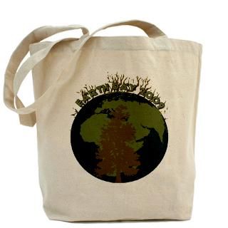 Earth Day 2009 Reusable Canvas Tote Bag