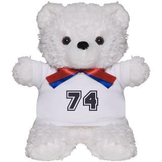 74 Gifts > 74 Teddy Bears > Number 74 Teddy Bear