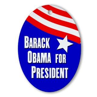Barack Obama 2008 ornament