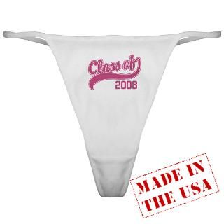 Class of 2008 Classic Thong for $12.50
