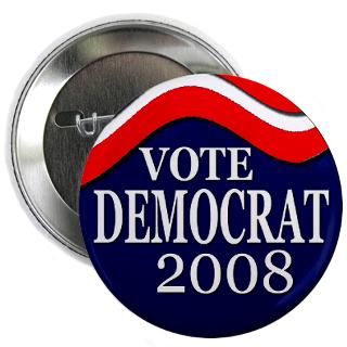 Vote Democrat 2008 Button  Vote Democrat 2008  Democrats 4