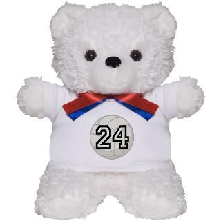 Volleyball Player Number 24 Teddy Bear for $18.00