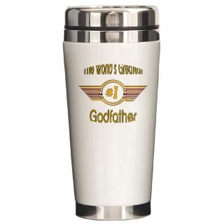 Gifts  #1 Drinkware  Number 1 Godfather Travel Mug