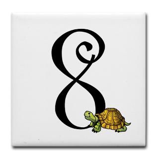 Eight (8) Turtle Number Tile