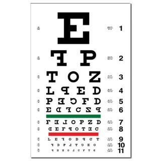 Dyslexic eye chart  Spoof eye charts  Cascadilla Press on