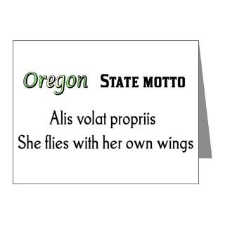  Albany Note Cards  Oregon State Motto Note Cards (Pk of 10