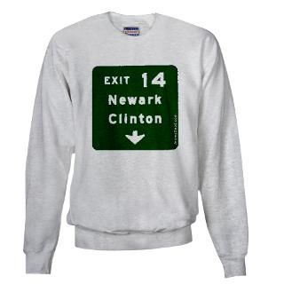 Exit 14   Newark Clinton Turnpike NJ  Funny New Jersey T shirts