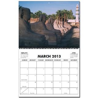 12 Months of Egypt 2013 Wall Calendar by egyptartshop