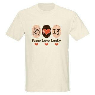 13 Gifts  13 T shirts  Peace Love