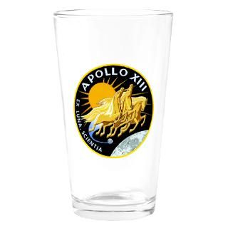 Apollo 13 Mission Patch Drinking Glass for $16.00