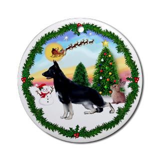 TakeOff () German Shepherd #14 Ornament (Round)