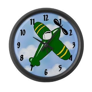 17 Airplane Wall Clock for Boys  Large Wall Clocks  for Mercys