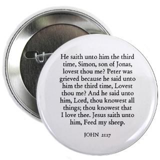 LORD Gifts  LORD Buttons  JOHN 2117 Button