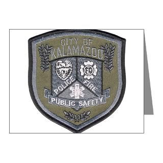 Gifts > Badge Note Cards > Kalamazoo Police Note Cards (Pk of 20