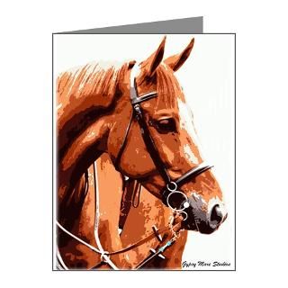 Gifts  Bridle Note Cards  Cute Chestnut Note Cards (Pk of 20