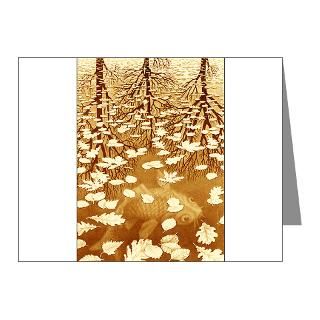 Gifts  Art Note Cards  Escher Three Worlds Note Cards (Pk of 20