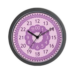Navy 24 Hour Wall Clock by jdpdesigns