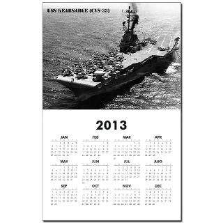 33 Gifts  33 Home Office  USS KEARSARGE (CVS 33) Calendar Print