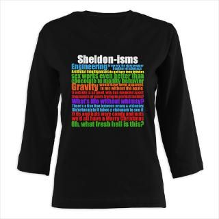 Sheldon Quotes 3/4 Sleeve T shirt (Dark)